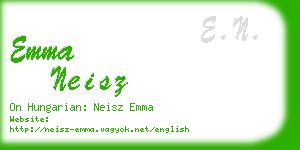 emma neisz business card